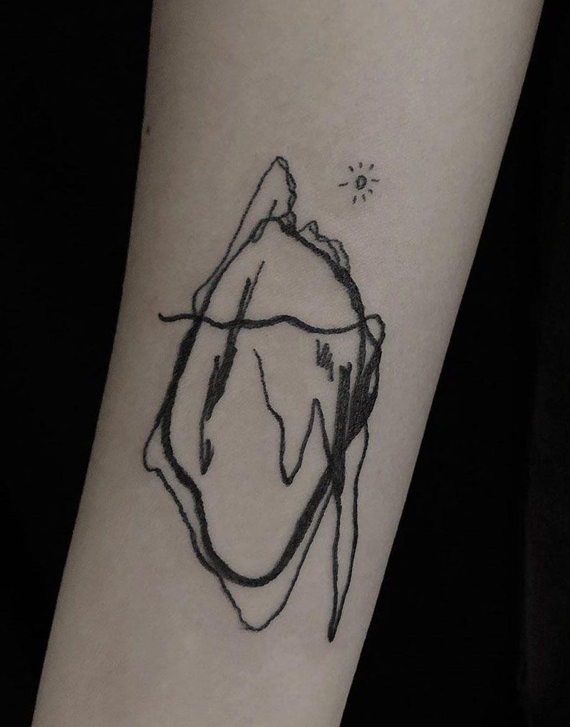 30 Beautiful Iceberg Tattoos You Should Try
