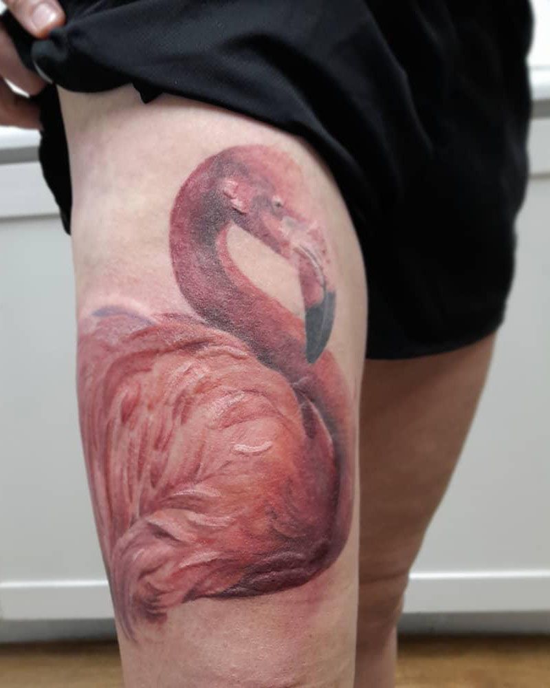 30 Beautiful Flamingo Tattoos For Your Next Ink