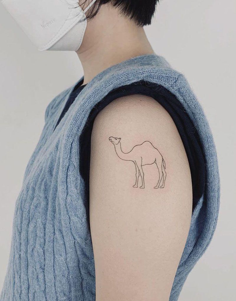 30 Beautiful Camel Tattoos You Can Copy