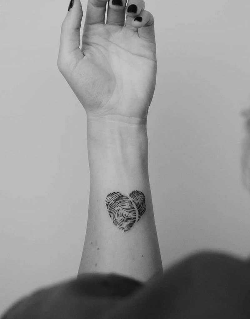 30 Elegant Fingerprint Tattoos You Can Copy