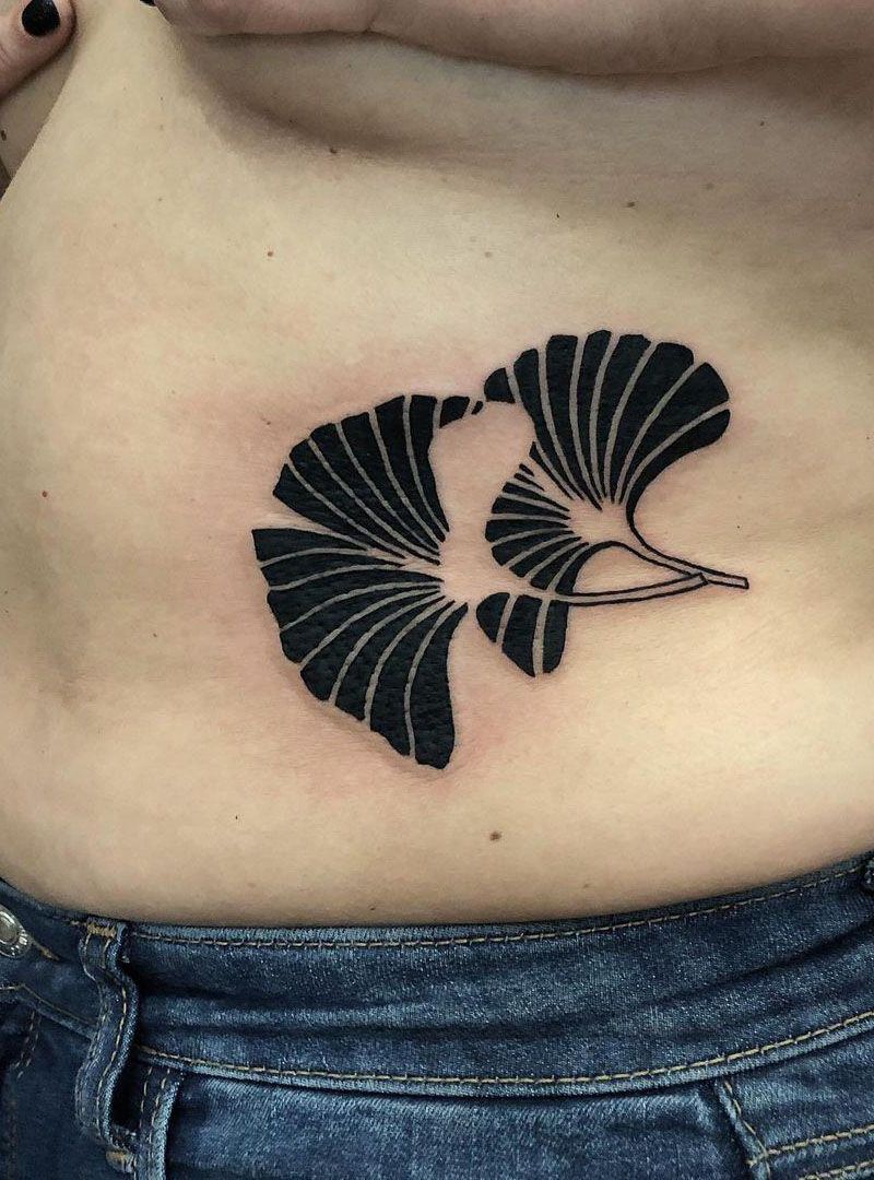 30 Elegant Ginkgo Tattoos You Must Love