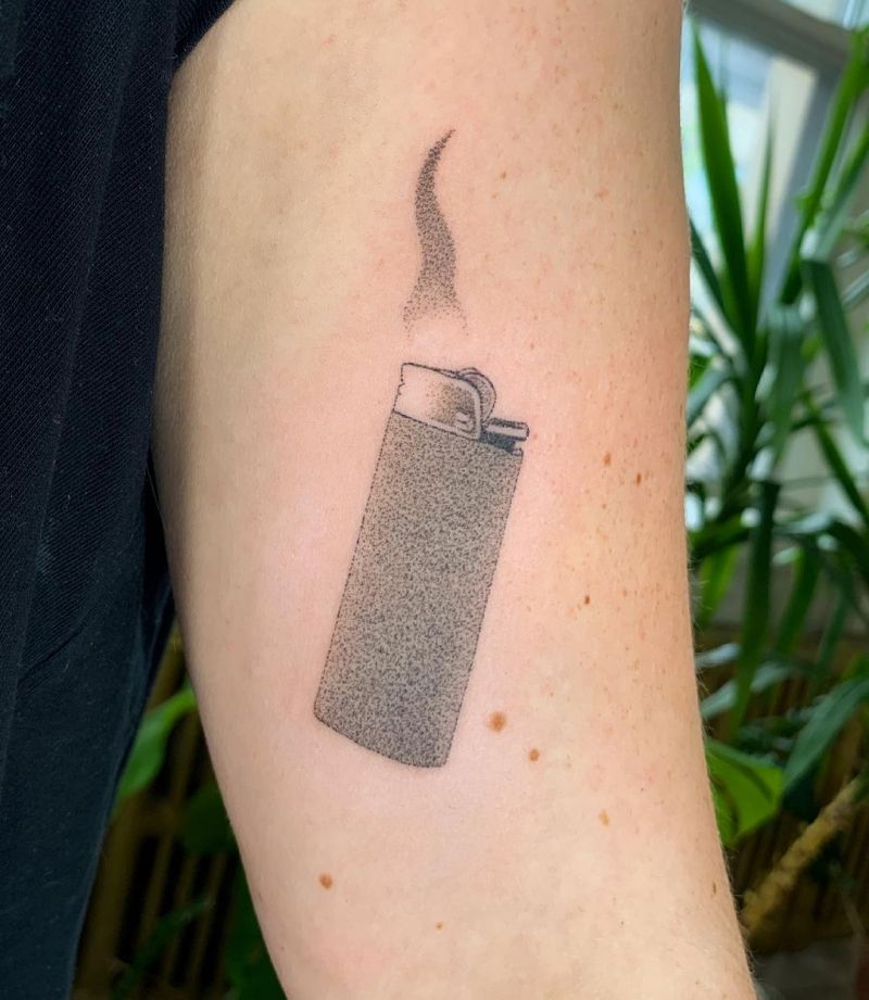30 Unique Lighter Tattoos for Your Inspiration