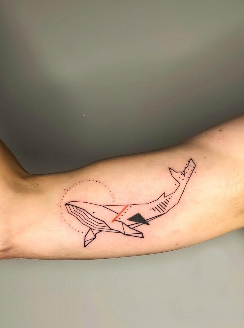 30 Elegant Blue Whale Tattoos for Your Inspiration