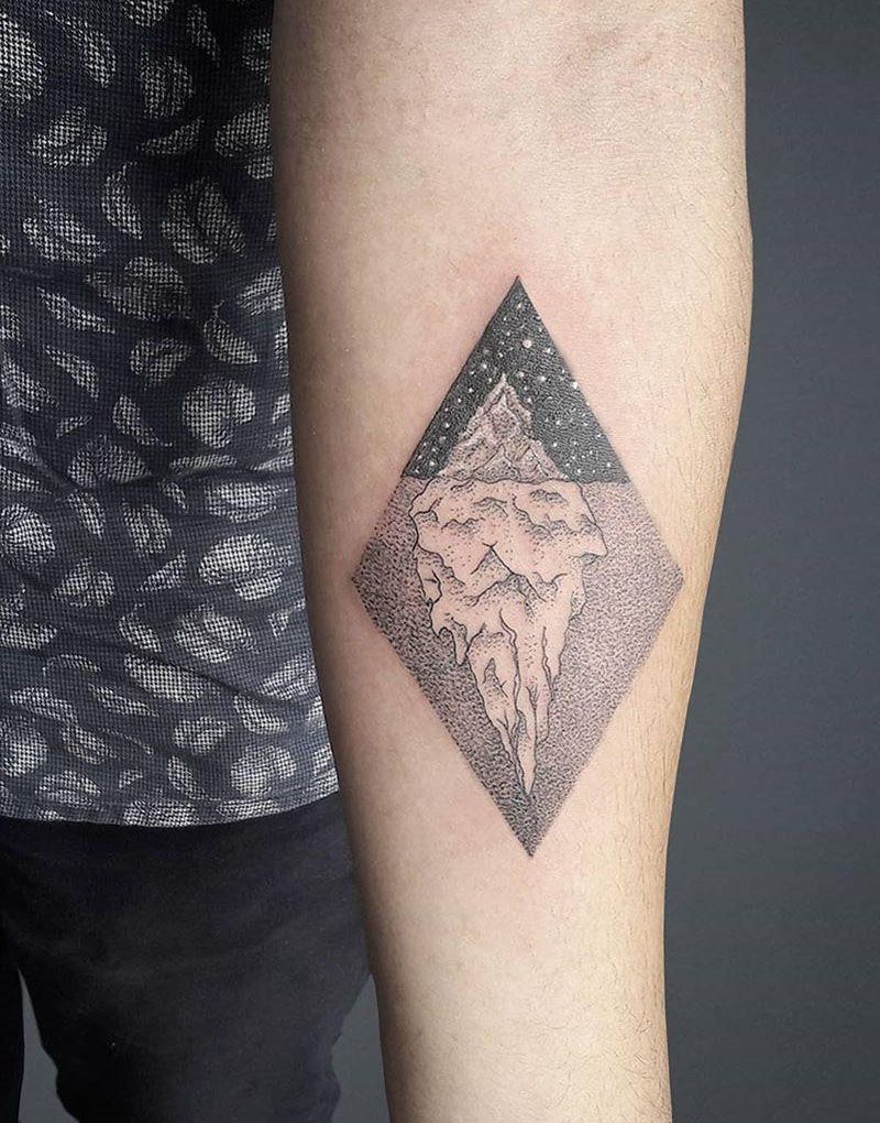 30 Beautiful Iceberg Tattoos You Should Try