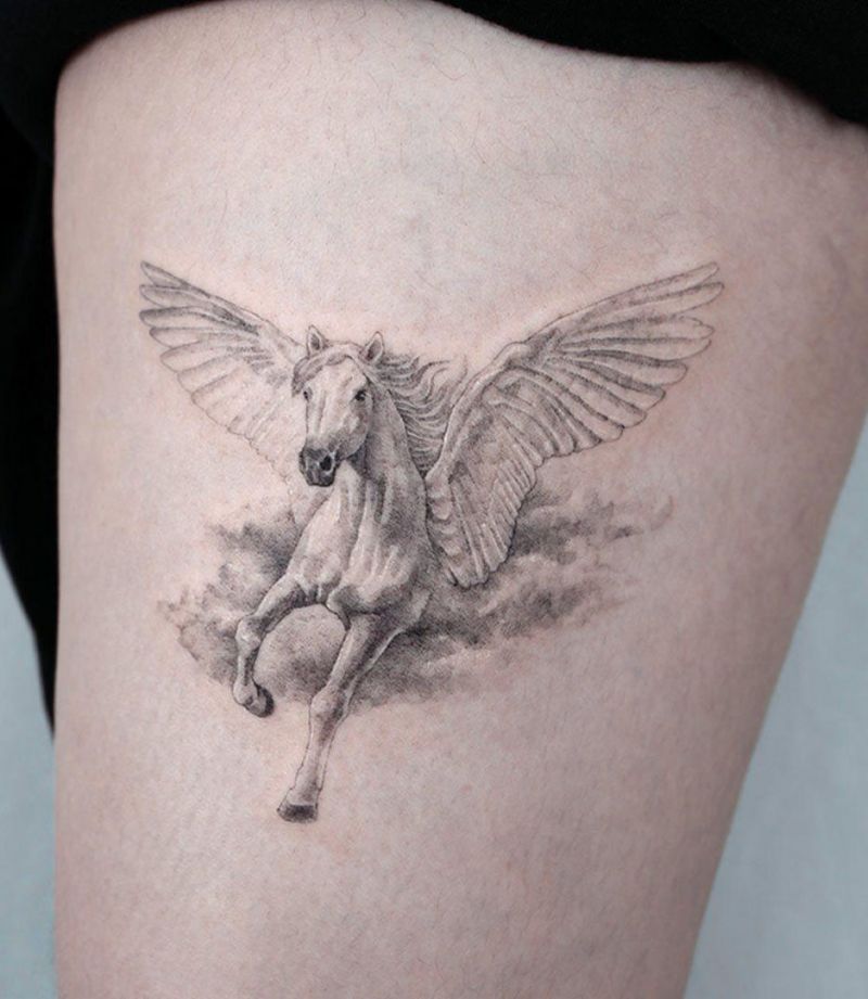 30 Unique Pegasus Tattoos You Can Copy