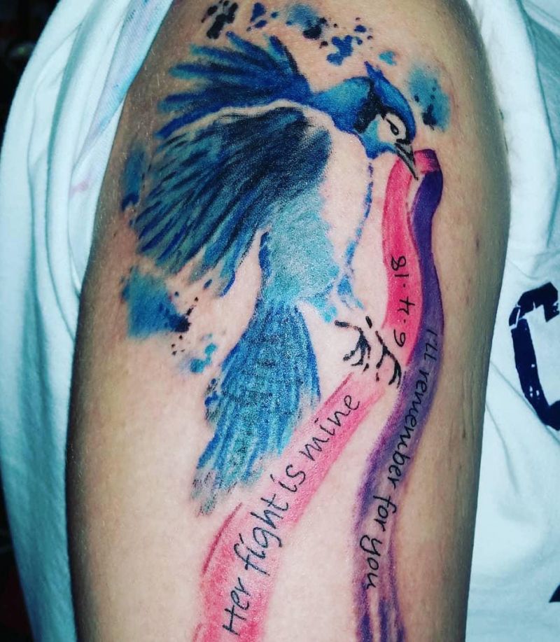 30 Unique Bluejay Tattoos You Can Copy