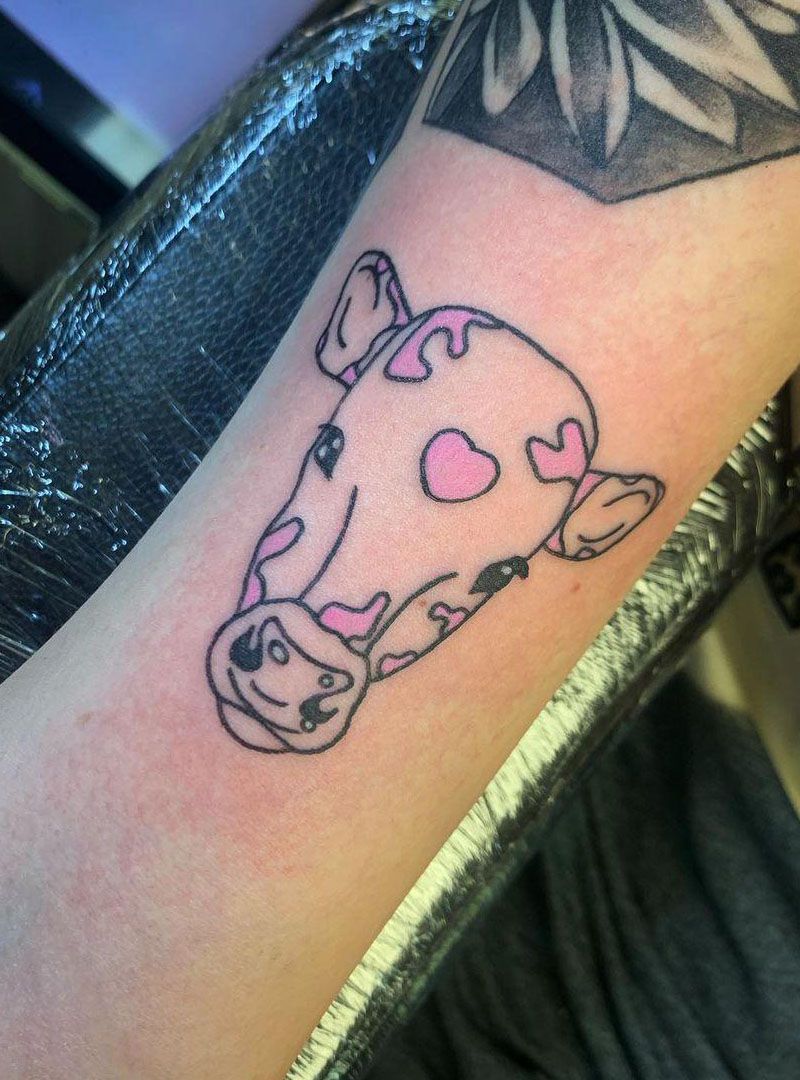 30 Unique Cow Tattoos You Must Love