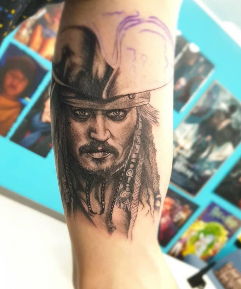 30 Unique Jack Sparrow Tattoos You Can Copy