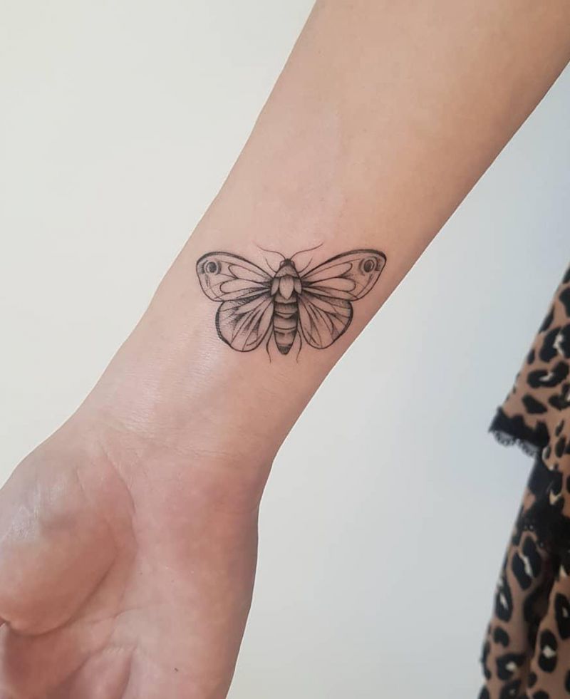 30 Elegant Moth Tattoos You Must Try