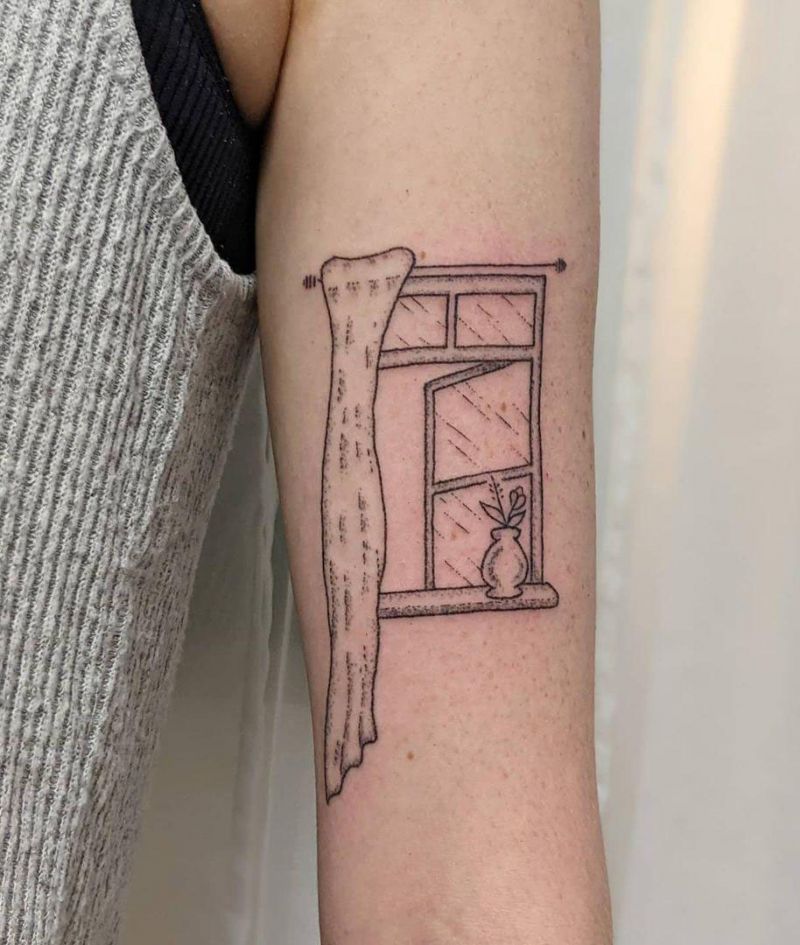 30 Unique Window Tattoos You Must Love
