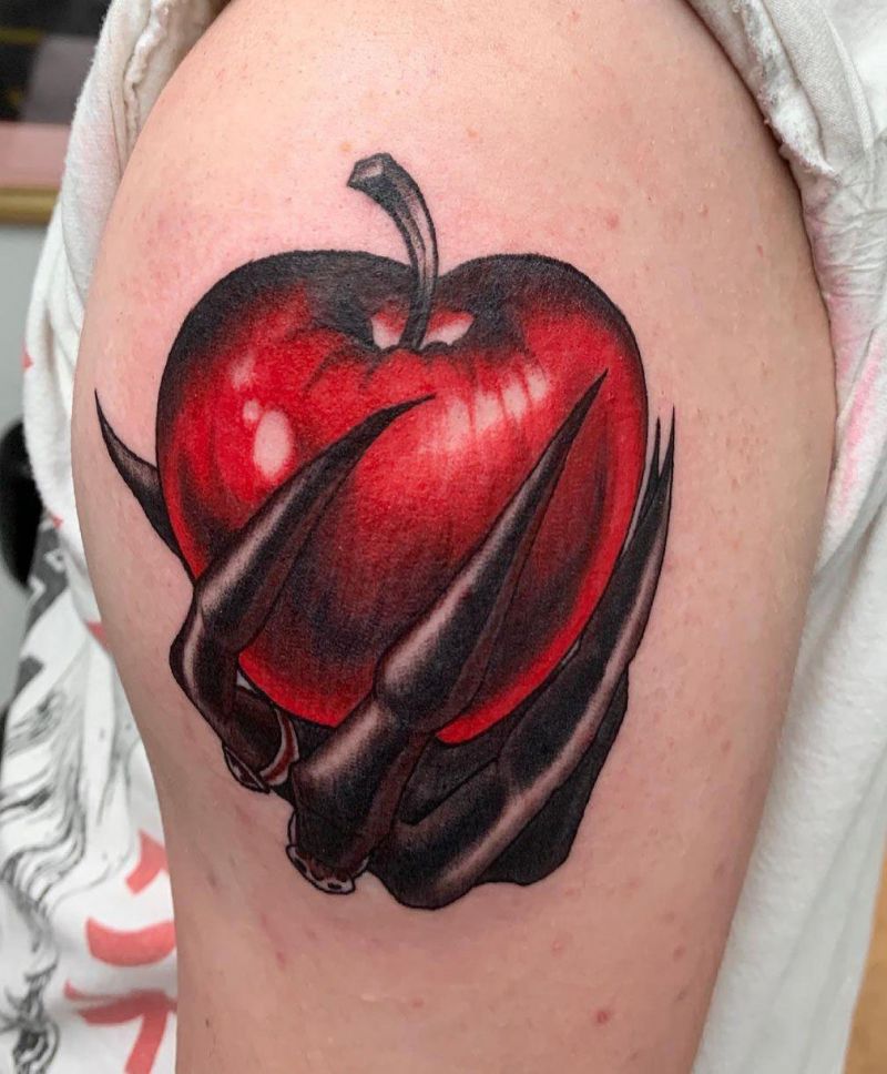 30 Beautiful Apple Tattoos You Can Copy