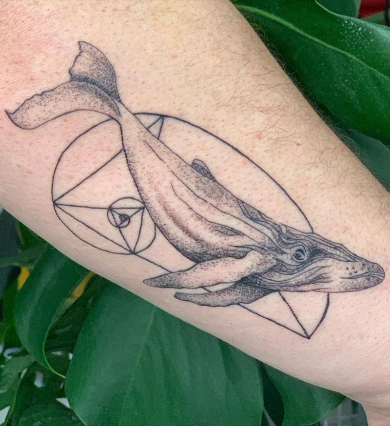 30 Elegant Blue Whale Tattoos for Your Inspiration