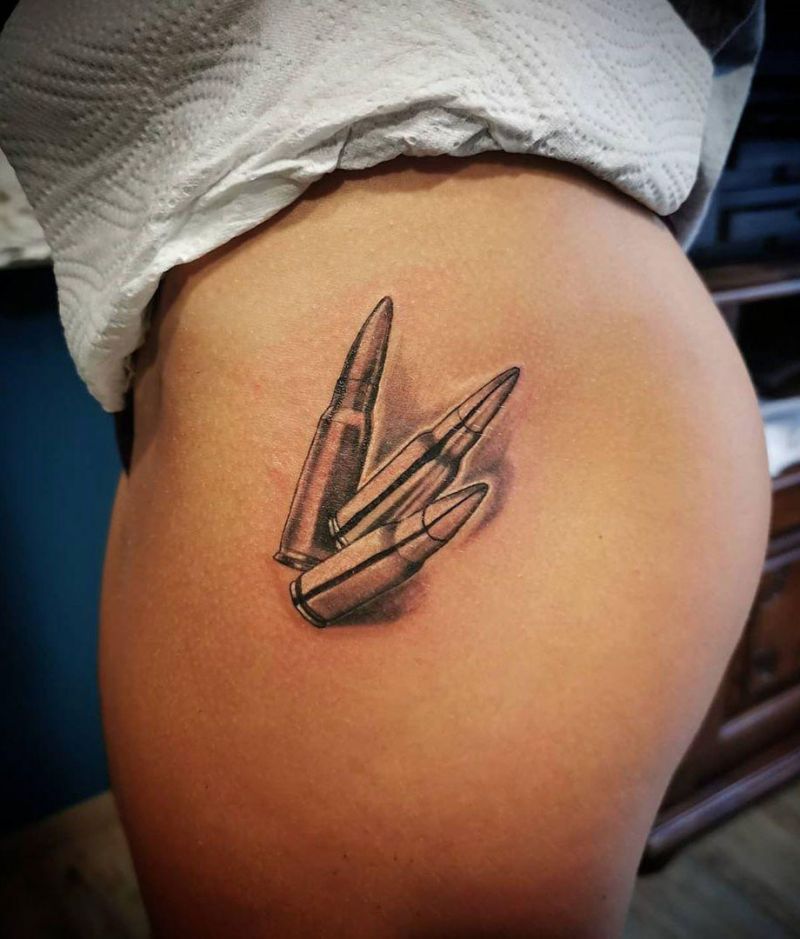30 Gorgeous Bullet Tattoos You Must Love