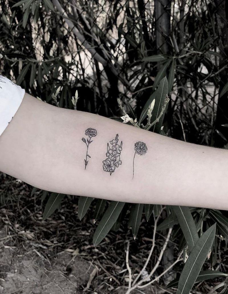 30 Elegant Gladiolus Tattoos You Can Copy