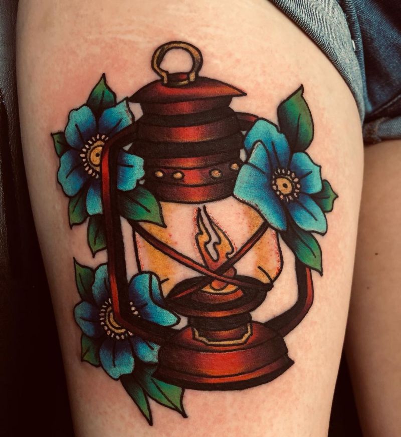 30 Unique Lantern Tattoos for Your Inspiration