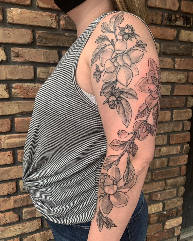 30 Elegant Magnolia Tattoos for Your Next Ink