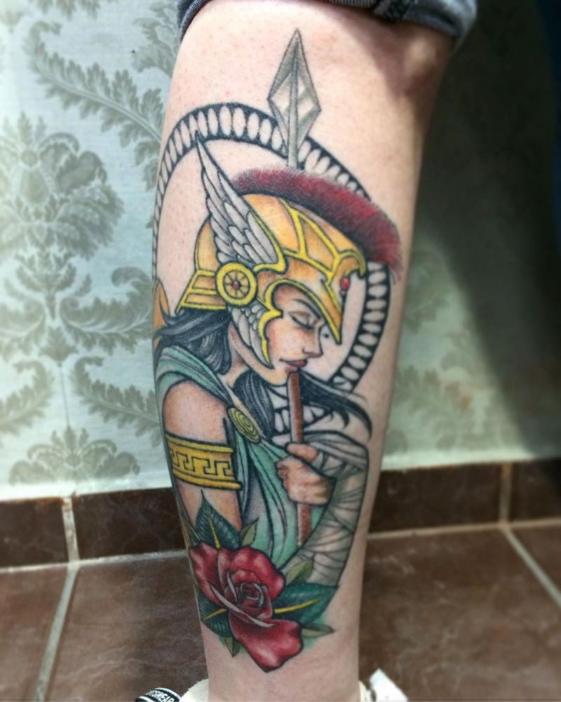 30 Unique Athena Tattoos You Must Try