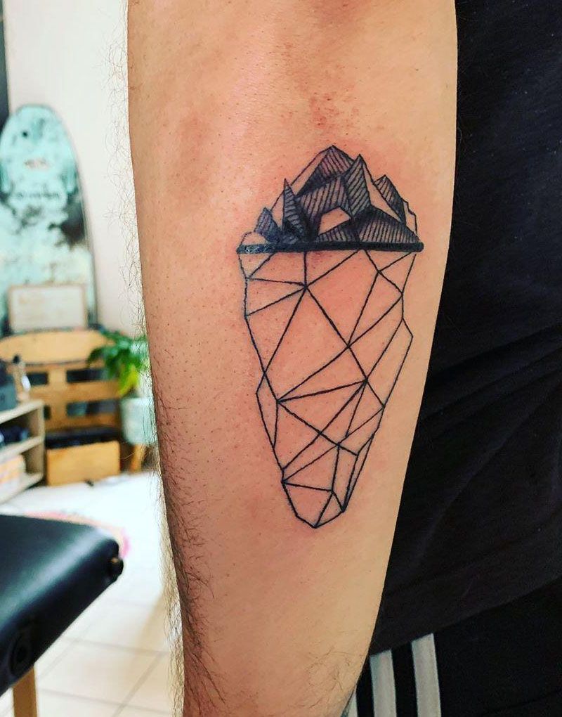 30 Beautiful Iceberg Tattoos You Should Try