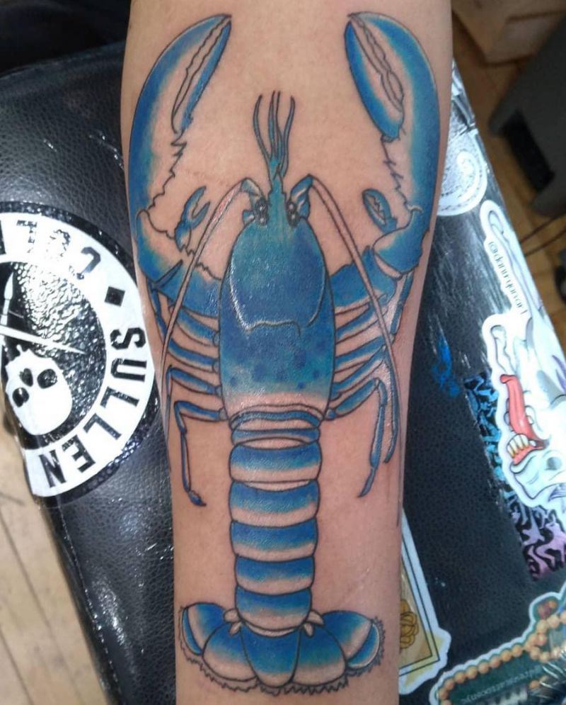 30 Unique Lobster Tattoos You Must Love