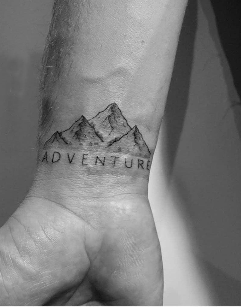 30 Elegant Mountain Tattoos for Your Inspiration