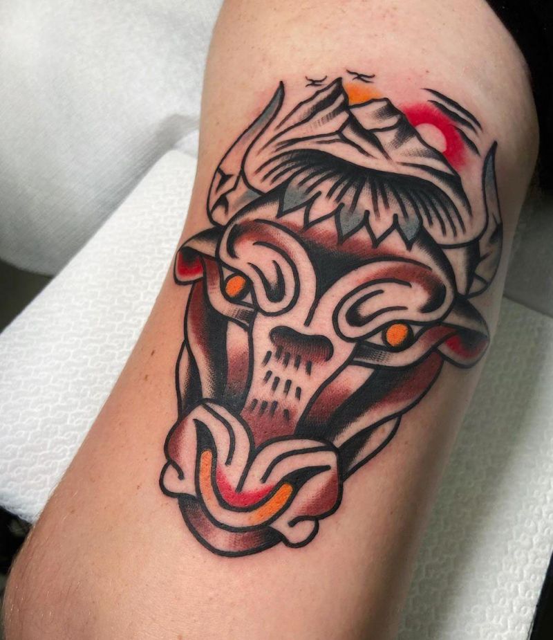 30 Unique Bull Tattoos for Your Inspiration