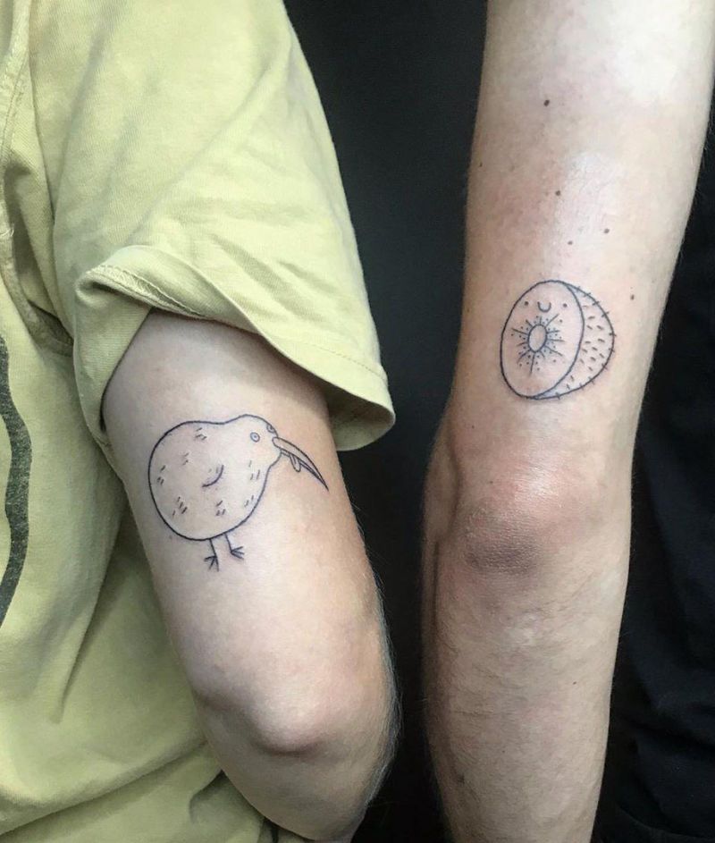 30 Lovely Kiwi Tattoos You Can Copy