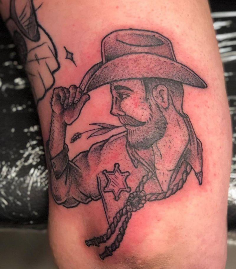 30 Amazing Cowboy Tattoos You Must Love