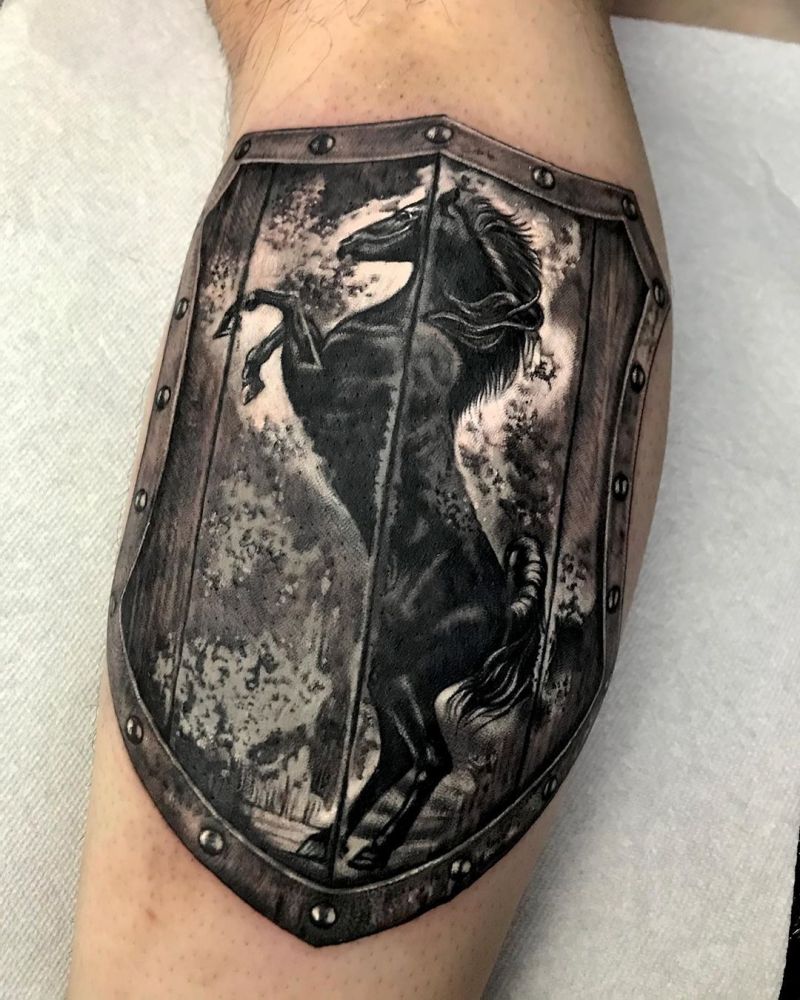 30 Gorgeous Shield Tattoos You Can Copy