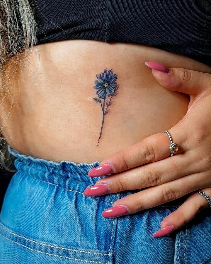 30 Elegant Aster Tattoos You Must Love