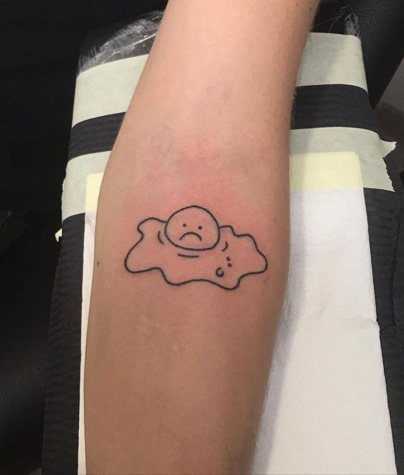 30 Cute Egg Tattoos for Your Inspiration