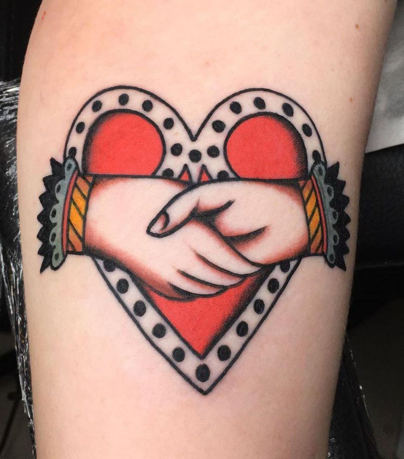 30 Gorgeous Handshake Tattoos You Can Copy