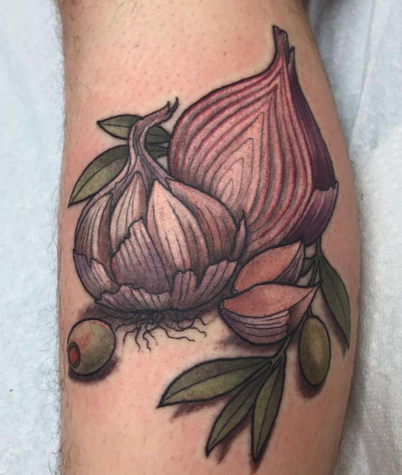 30 Elegant Onion Tattoos to Inspire You