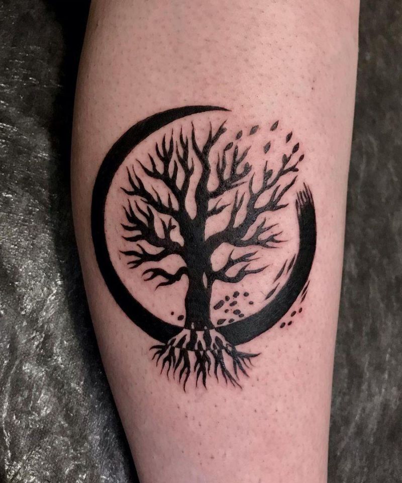 30 Elegant Circle Tattoos for Your Inspiration