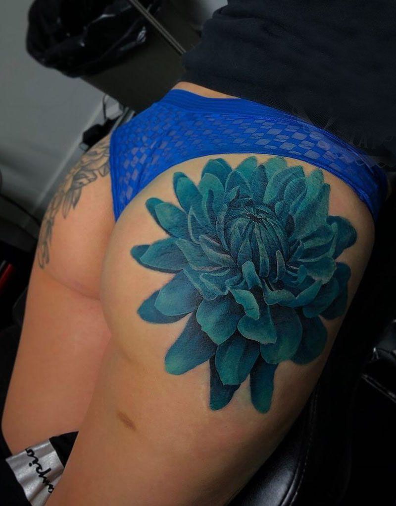30 Beautiful Dahlia Tattoos You Can Copy
