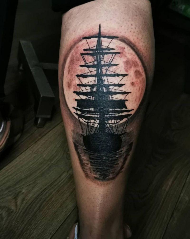 30 Gorgeous Sailing Boat Tattoos You Should Try