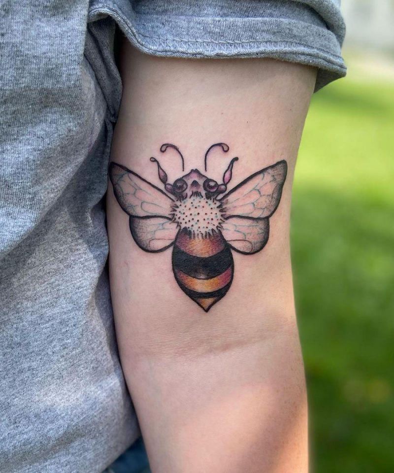 30 Beautiful Bee Tattoos You Must See