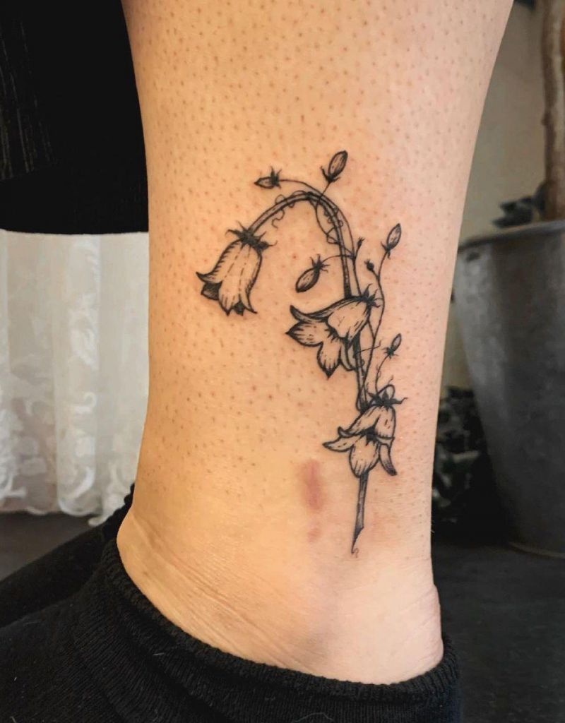 30 Gorgeous Bluebell Tattoos You Must Love