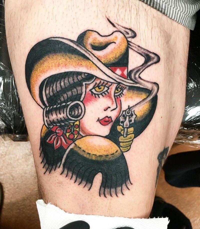 30 Beautiful Cowgirl Tattoos for Your Inspiration