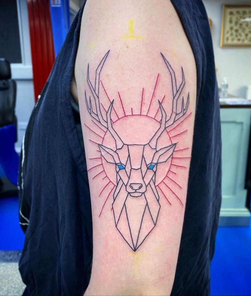 30 Gorgeous Stag Tattoos You Should Try