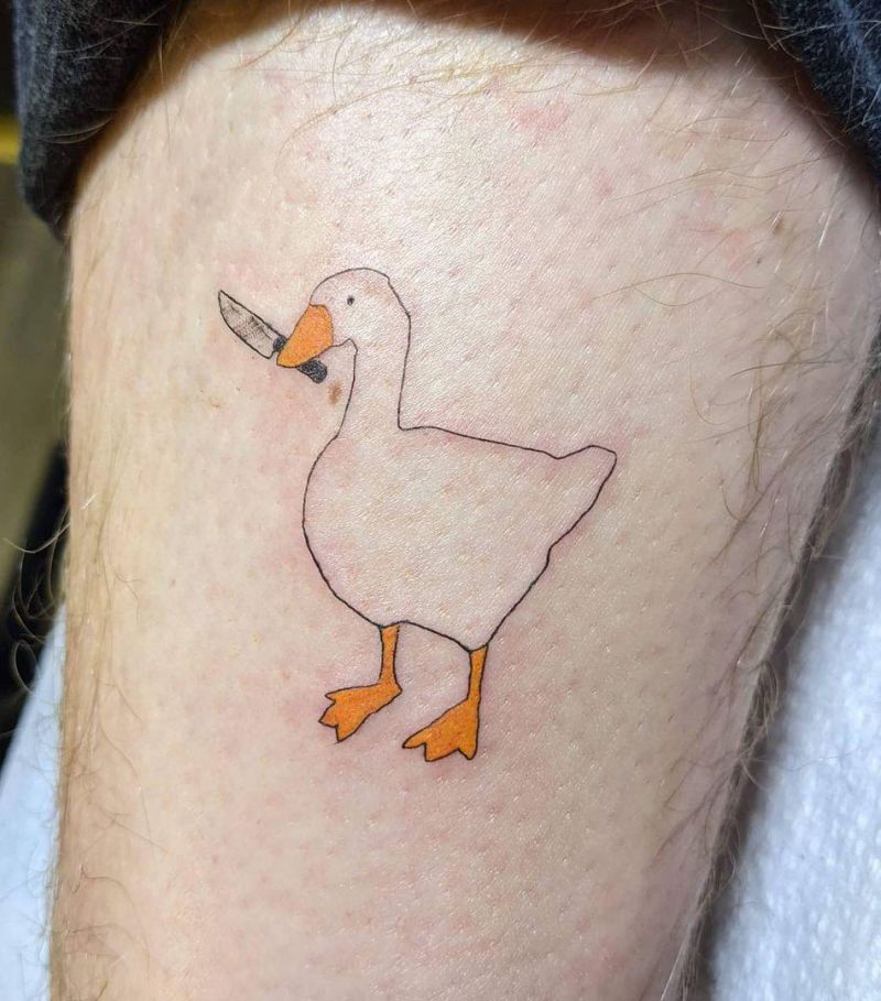 30 Adorable Goose Tattoos You Can Copy