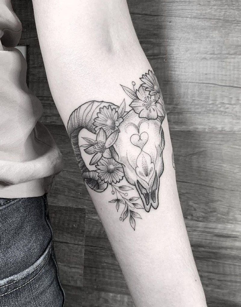 30 Elegant Aries Tattoos You Must Love