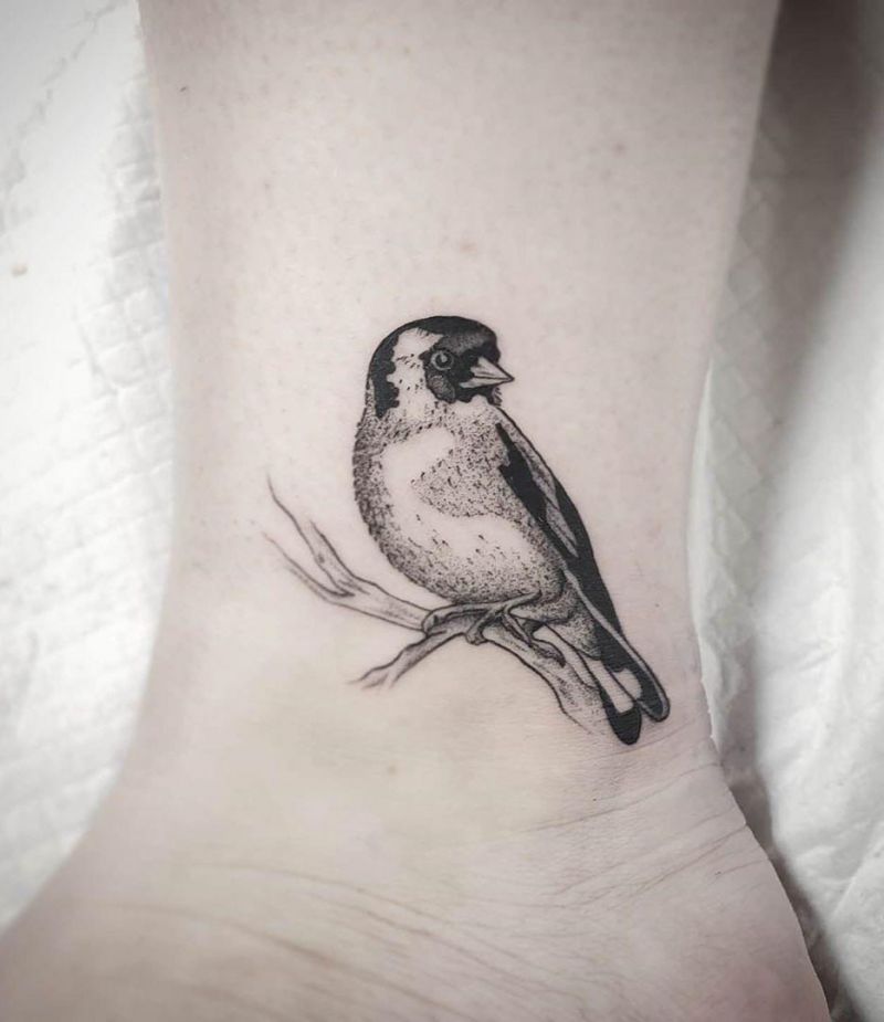 30 Wonderful Goldfinch Tattoos You Must Love