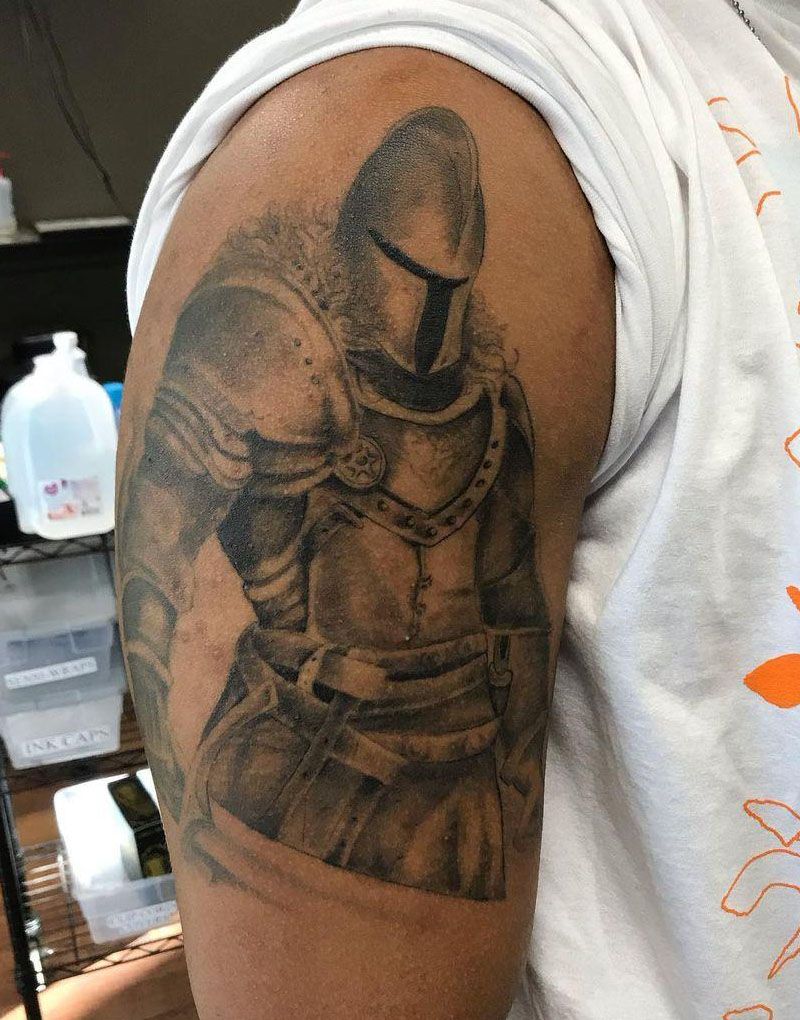 30 Gorgeous knight Tattoos You Should Try