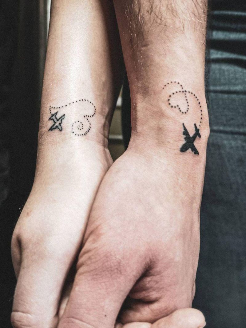 30 Unique Airplane Tattoos You Must Love