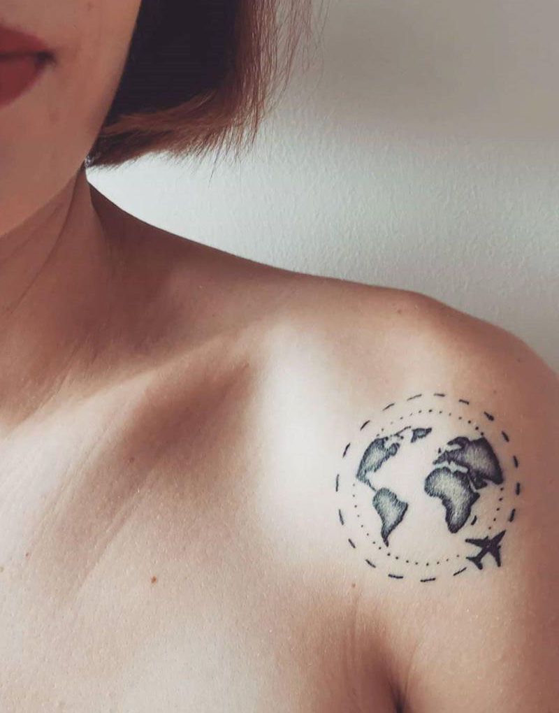30 Beautiful Earth Tattoos You Can Copy