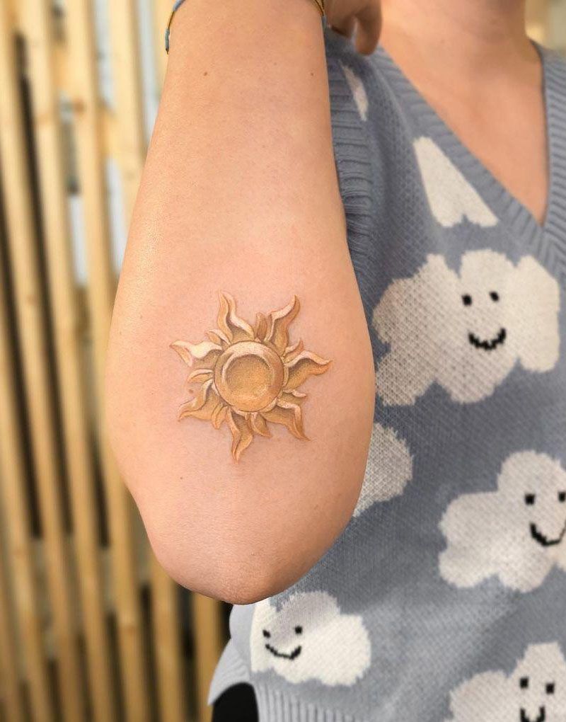 30 Unique Sun Tattoos You Can Copy