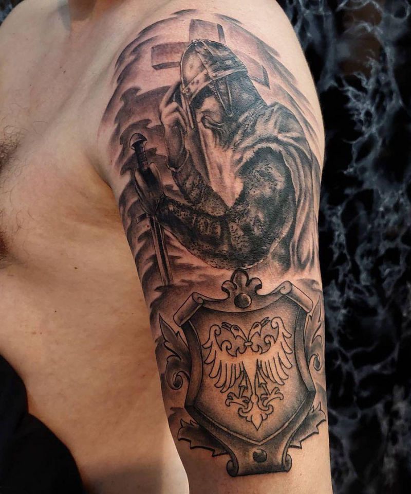 30 Gorgeous knight Tattoos You Should Try
