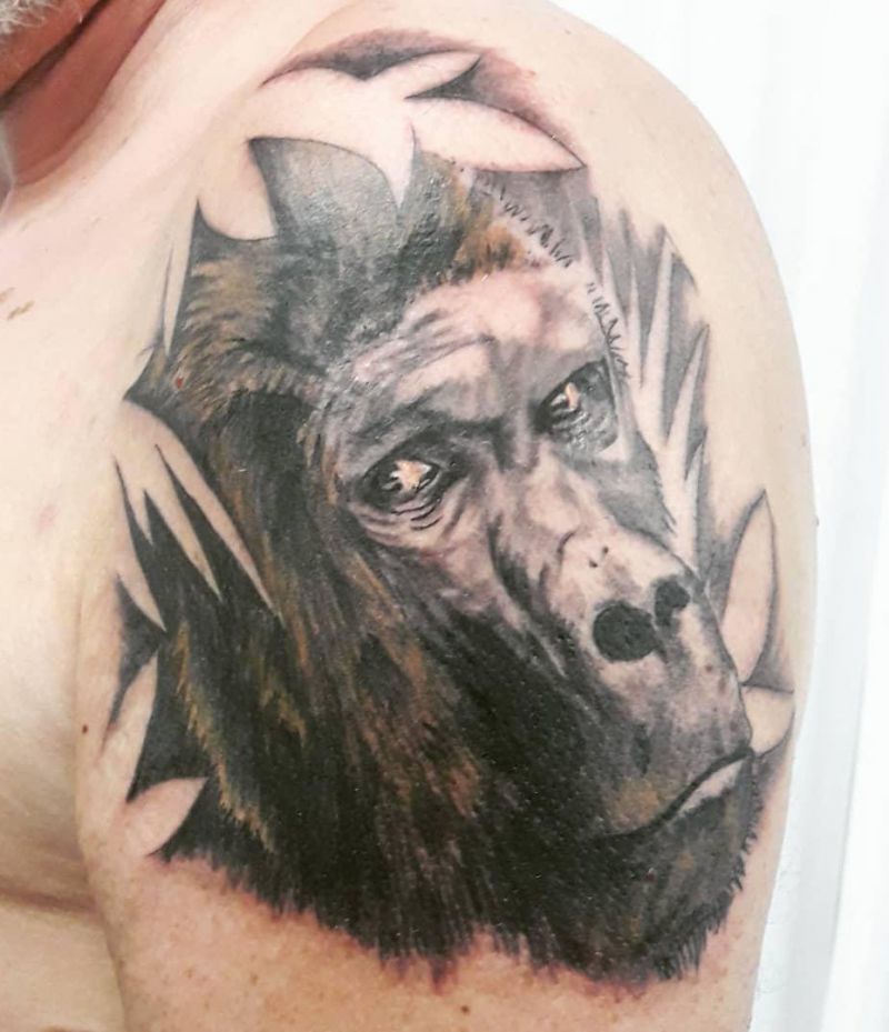 30 Gorgeous Gorilla Tattoos You Can Copy