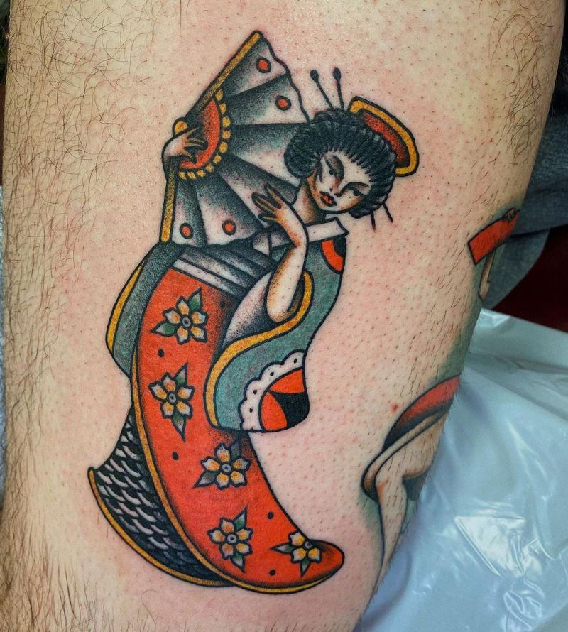 30 Amazing Geisha Tattoos You Must Love