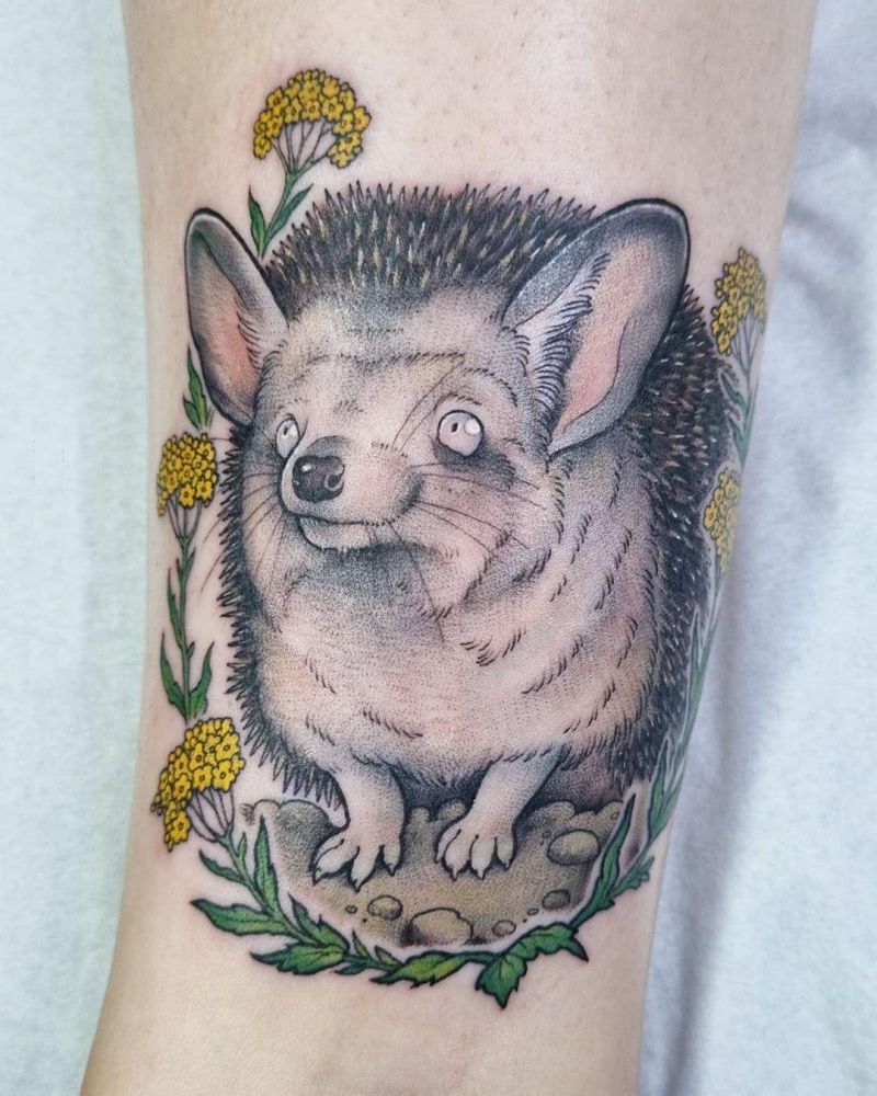 30 Lovely Hedgehog Tattoos You Can Copy